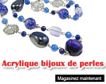 Bijoux acrylique